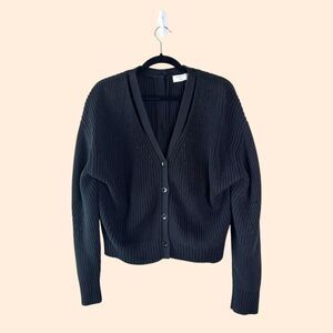 Proenza Schouler Rib Knit Cutout Cardigan